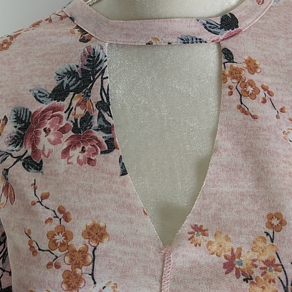 New Women's top blouse floral Medium - Picture 5 of 8